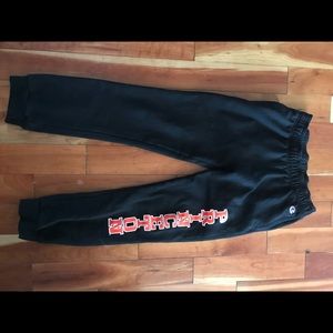 Black sweatpants, Princeton! Youth size 10 to 12.